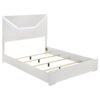 Ives 5-piece Queen Bedroom Set White High Gloss