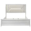 Marmore 64-inch Eastern King Panel Bed LED Headboard White