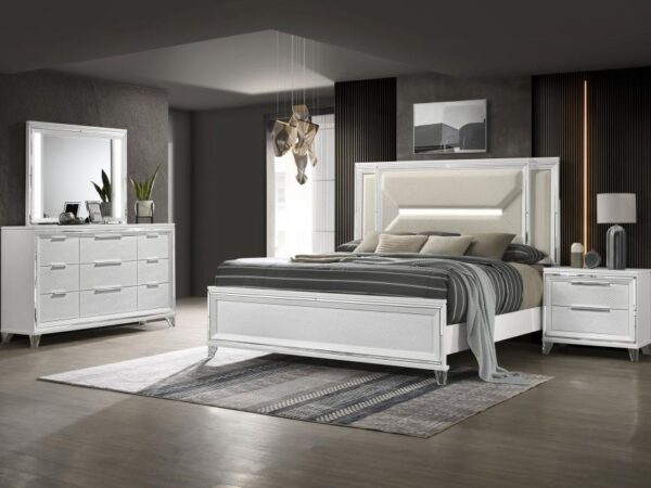 Marmore 4-piece Queen Bedroom Set White