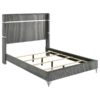 Lucia 5-piece Queen Bedroom Set Grey and Black