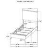 Kaywood 52-inch Twin Panel Bed Natural Pine