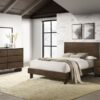 Glenwood 4-piece Queen Bedroom Set Warm Brown