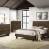 Glenwood 5-piece Queen Bedroom Set Warm Brown