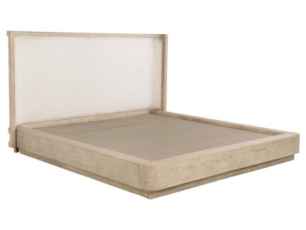Kailani 52-inch Queen Wingback Bed Beige Oak
