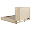 Kailani 52-inch Queen Wingback Bed Beige Oak