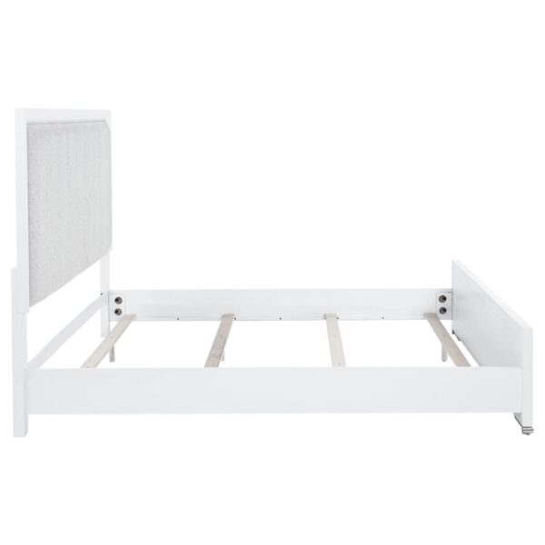 Gracemont 57-inch Eastern King Panel Bed Grey and White