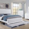 Gracemont 57-inch Queen Panel Bed Grey and White