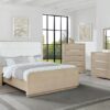 Ladera 56-inch Queen Panel Bed Light Elm
