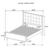 Robyn Wood Full Platform Bed Light Ash
