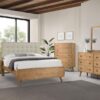 Robyn Wood Eastern King Platform Bed Light Ash