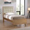 Robyn Wood Twin Platform Bed Light Ash