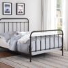 Livingston Metal Full Open Frame Bed Dark Bronze