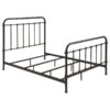 Livingston Metal Full Open Frame Bed Dark Bronze