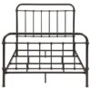 Livingston Metal Full Open Frame Bed Dark Bronze