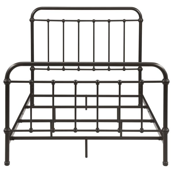 Livingston Metal Full Open Frame Bed Dark Bronze