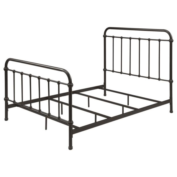 Livingston Metal Full Open Frame Bed Dark Bronze