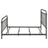 Livingston Metal Full Open Frame Bed Dark Bronze