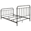 Livingston Metal Full Open Frame Bed Dark Bronze
