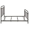 Livingston Metal Full Open Frame Bed Dark Bronze