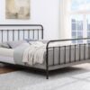 Livingston Metal Eastern King Open Frame Bed Dark Bronze