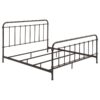 Livingston Metal Eastern King Open Frame Bed Dark Bronze