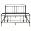Livingston Metal Eastern King Open Frame Bed Dark Bronze