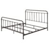Livingston Metal Eastern King Open Frame Bed Dark Bronze
