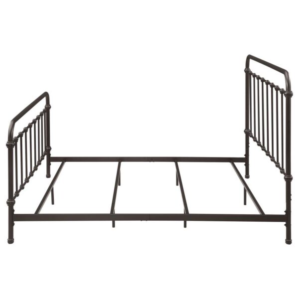 Livingston Metal Eastern King Open Frame Bed Dark Bronze