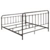Livingston Metal Eastern King Open Frame Bed Dark Bronze