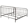 Livingston Metal Eastern King Open Frame Bed Dark Bronze