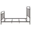 Livingston Metal Queen Open Frame Bed Dark Bronze
