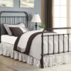 Livingston Metal Twin Open Frame Bed Dark Bronze