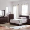 Dorian 5-piece Eastern King Bedroom Set Dark Cocoa