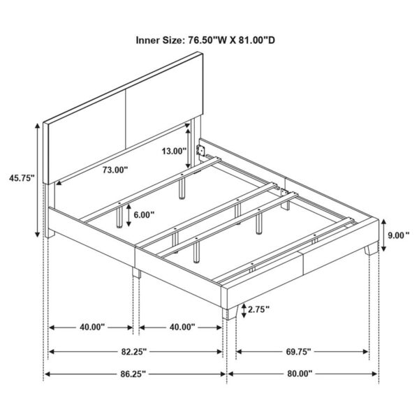 Dorian 5-piece Eastern King Bedroom Set Dark Cocoa