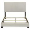 Dorian Fabric Upholstered Full Panel Bed Cream