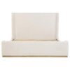 Nala Upholstered Eastern King Sleigh Bed Cream