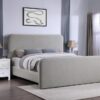 Wren Upholstered Eastern King Panel Bed Grey