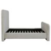 Wren Upholstered Queen Panel Bed Grey