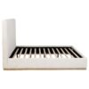 Knox Upholstered EASTERN KING Panel Bed Cream