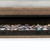 Senna Upholstered Eastern King Audio Flame Visualizer Bed Brown