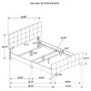 Fairfield Upholstered Queen Panel Bed Beige