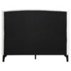 Mosby Upholstered Queen Wingback Bed Snow