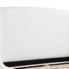 Mosby Upholstered Queen Wingback Bed Snow