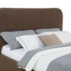 Anders Upholstered Queen Storage Lift Platform Bed Chocolate
