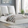 Gwendoline Upholstered Queen Panel Bed White