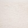 Rebecca Faux Fur Upholstered Queen Bed Cream