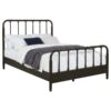 Rocco All Wood Water Pipe Open Frame Full Bed Dark Bronze