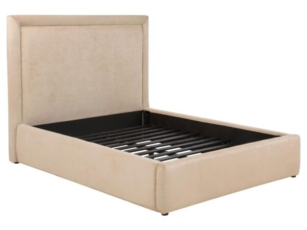 Lawson 54-inch Upholstered Full Platform Bed Light Saddle