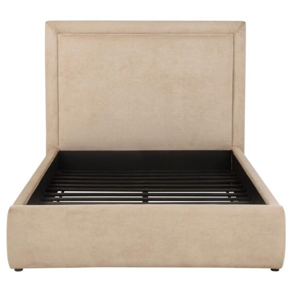 Lawson 54-inch Upholstered Full Platform Bed Light Saddle