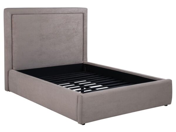 Lawson 54-inch Upholstered Full Panel Platform Bed Mushroom